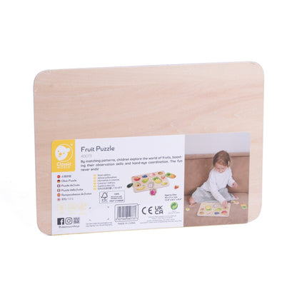 Classic World - Wooden Puzzle - Fruit - 12pcs