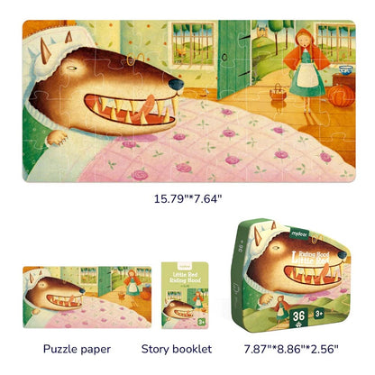 Mideer - Artist's Fairy Tale 36 Piece Jigsaw Puzzle Little Red Riding Hood