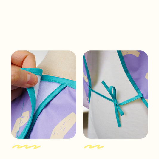 Mideer - Waterproof Art Smock: Kids Painting Apron - Hyacinth Purple