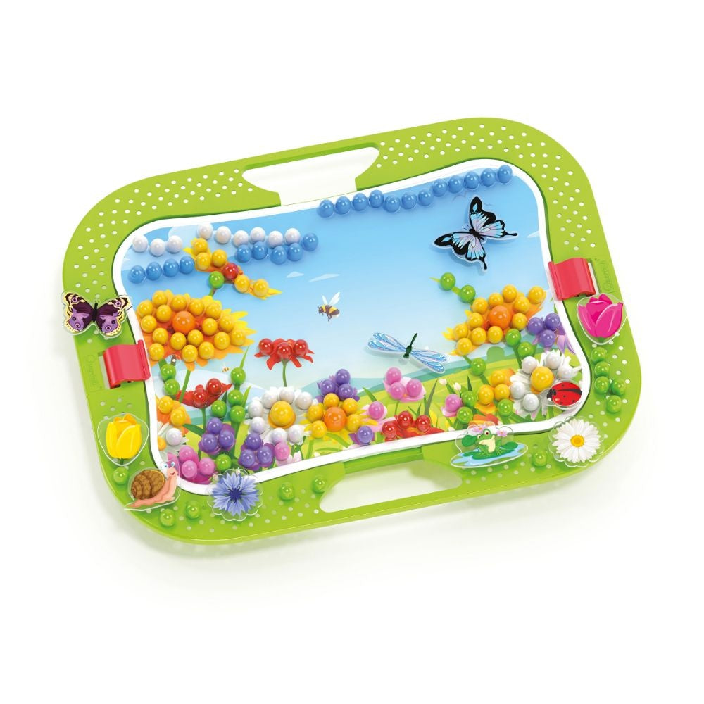 Quercetti - Fun Bugs & Pegs - Insect-Themed Peg Board Activity for Toddlers