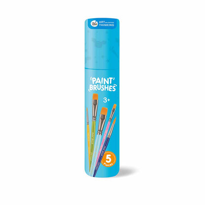 Jar Meló - Paint Brushes Set - 5 Pieces Kids Art Brushes