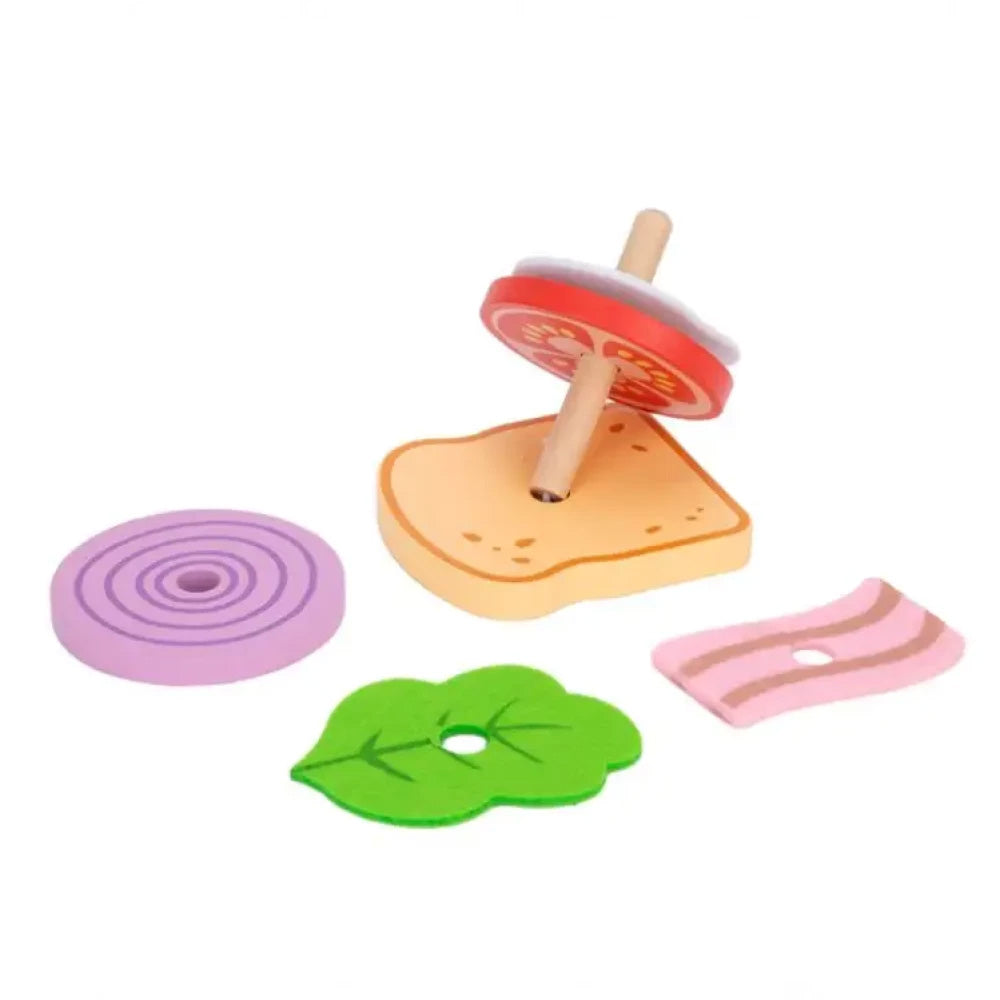 TookyToy - Making A Sandwich - Stacking & Sequencing Activity Toy