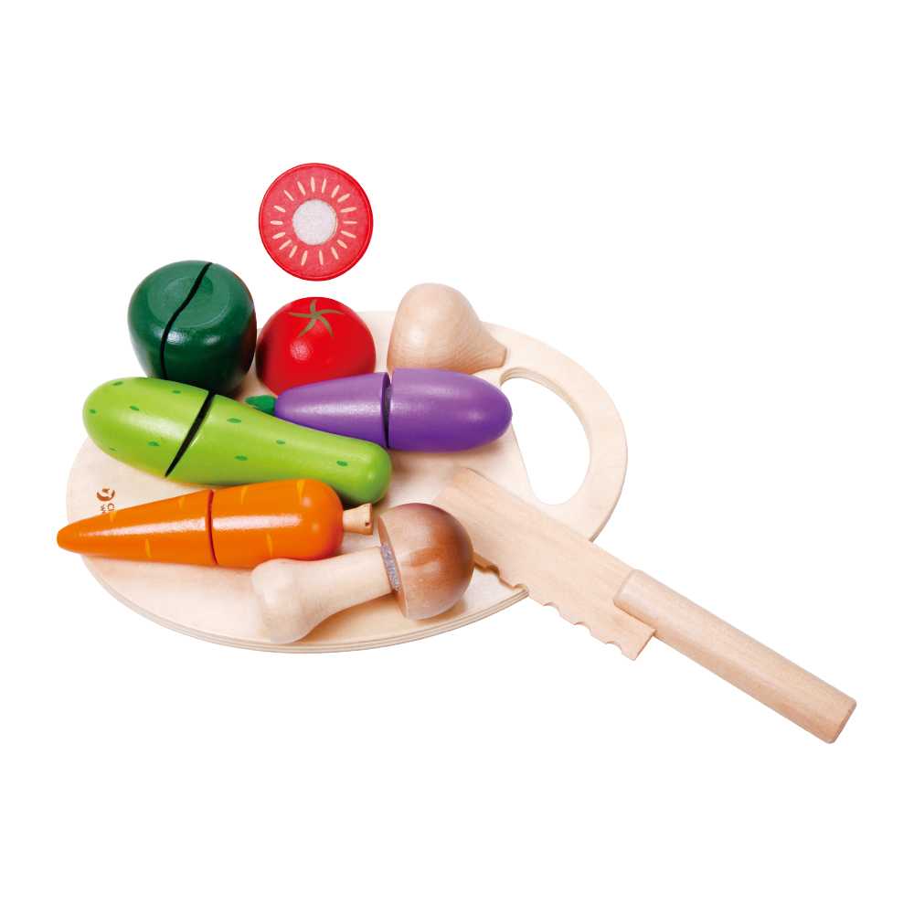 Classic World - Pretend & Play - Cutting Vegetable - 9pcs