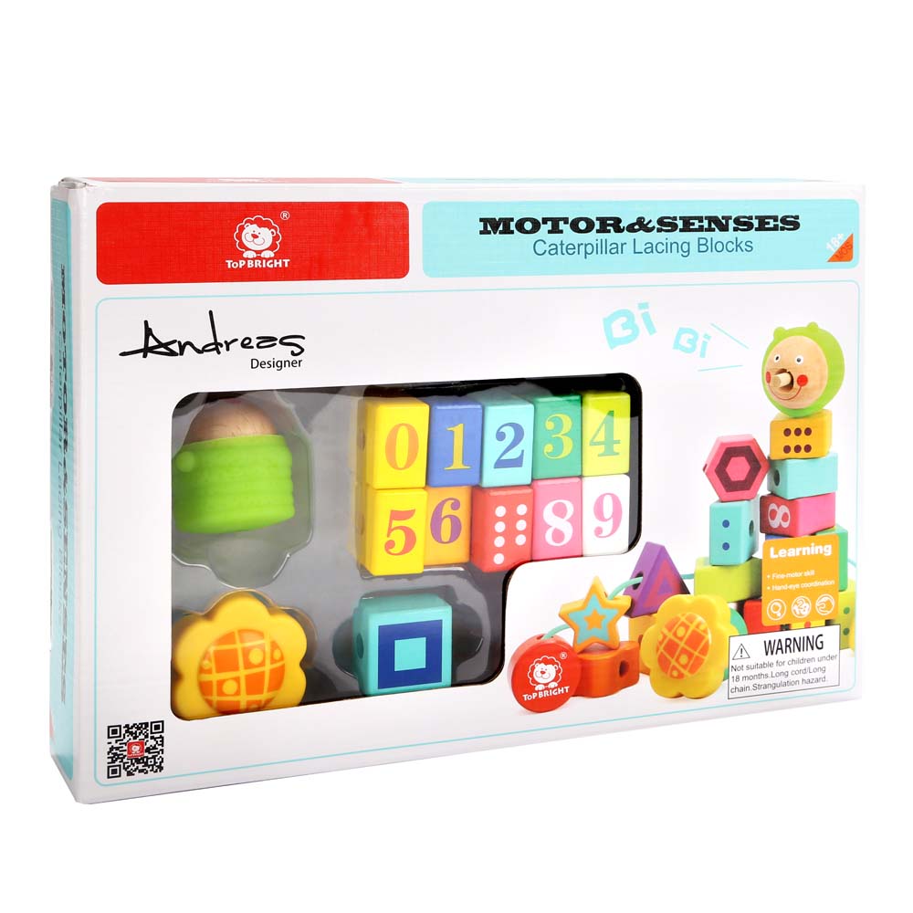 TopBright - Caterpillar Lacing Beads