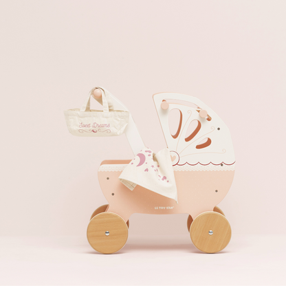 Le Toy Van - Wooden Retro Doll Pram
