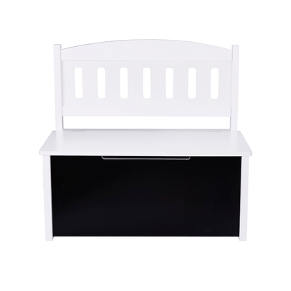 TookyToy - Wooden Toy Chest with Flip-Down Bench Seat