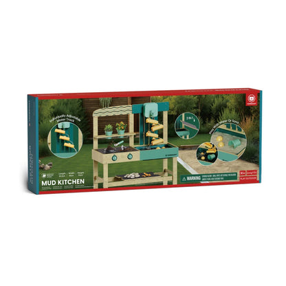 TopBright - Outdoor Wooden Mud Kitchen with Accessories - 8 Pieces