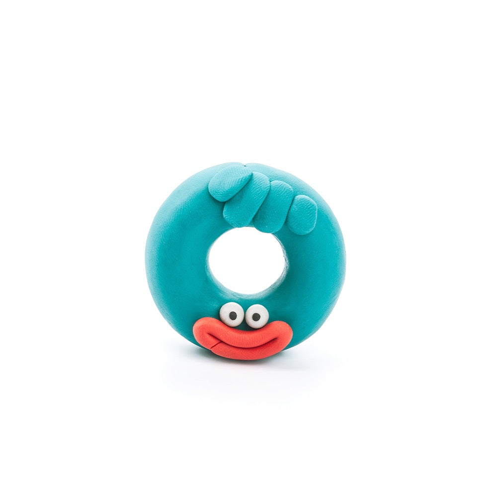 Hey Clay - Modelling Air-Dry Clay with Fun Interactive App - Donut, series Monsters, 3 cans-**