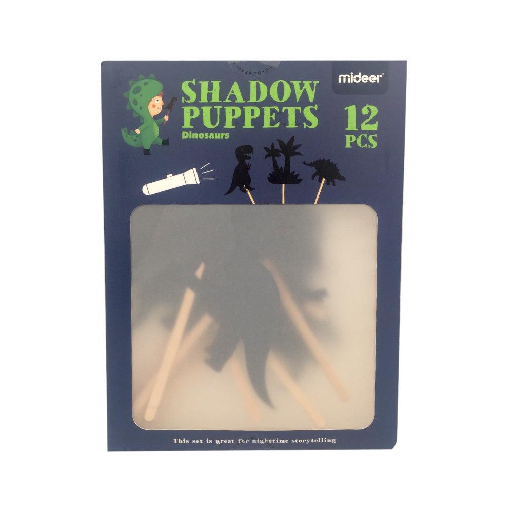 Mideer - Dinosaur Shadow Puppets Set