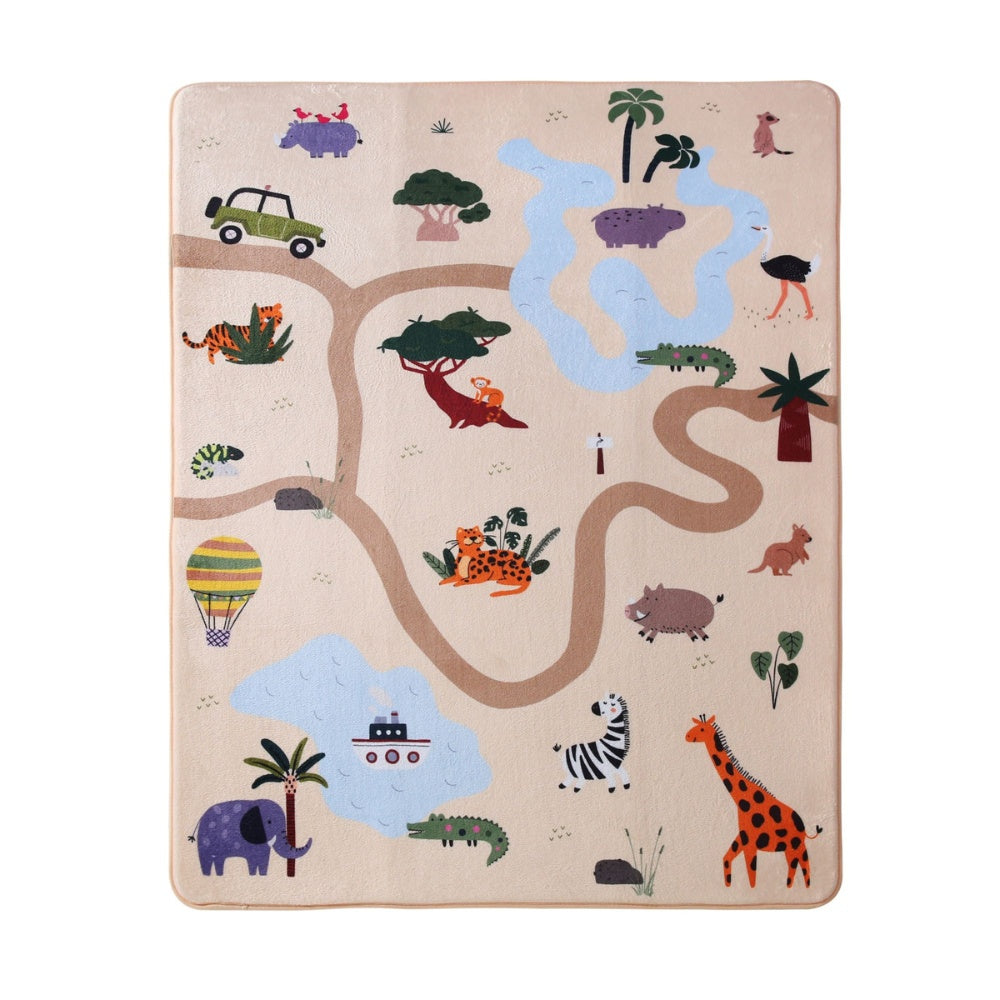 Hakuna Matte - CloudSoft Play Mat Carpet - Safari - 200 x 150 x 1.5 cm