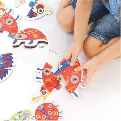 Mideer - My First Puzzle for Kids - Garden Animals - 26pcs