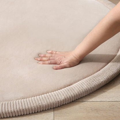 Hakuna Matte - CloudSoft Play Mat Carpet - Beige ?120 x 2.5 cm (round)
