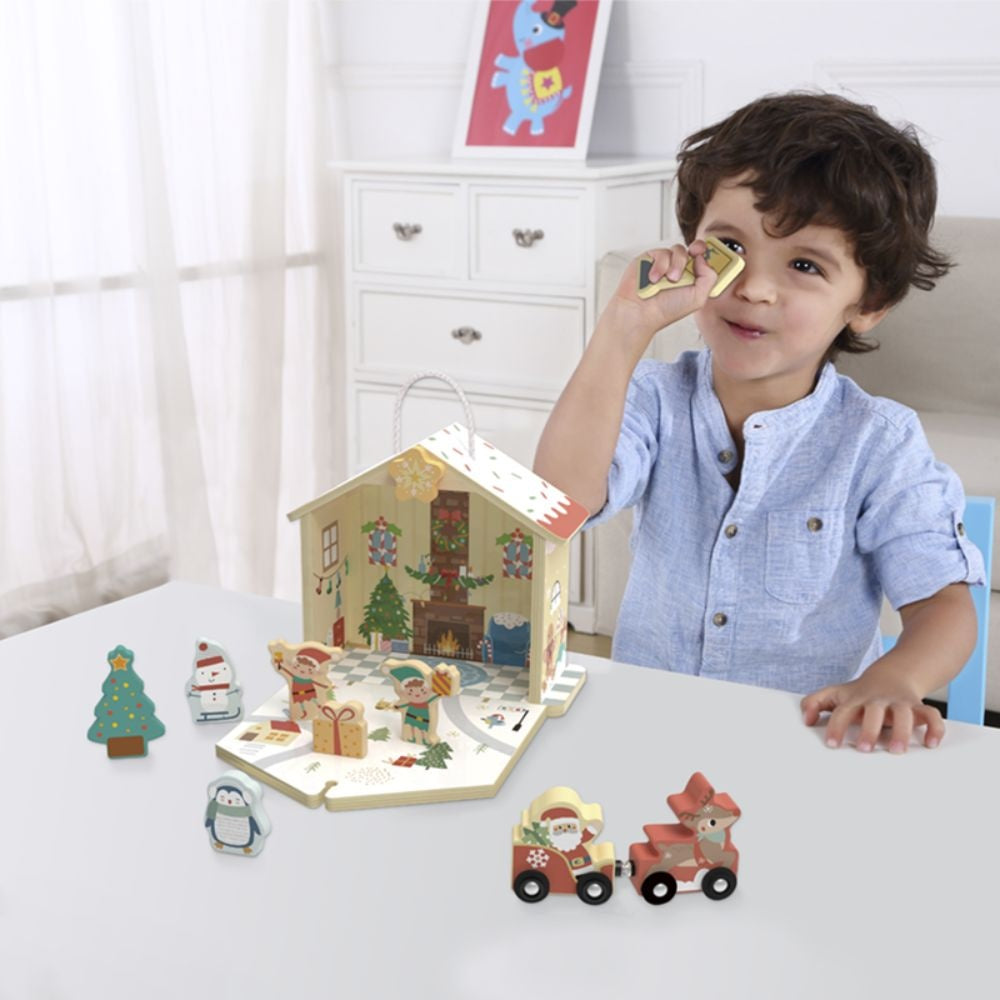 hi Pando - Wooden Christmas Story Box Play Set