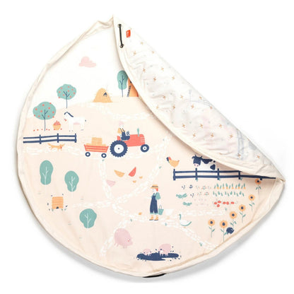 Play&Go - 3-in-1 Playmat & Toy Bag - Farm