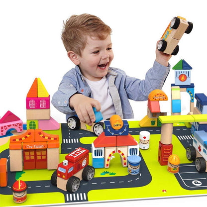 TopBright - City Building Blocks - 84 Pieces