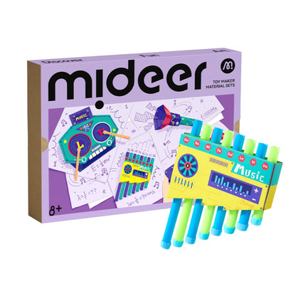 Mideer - DIY Kids Science Kit - Acoustics: Build Your Own Music Instruments