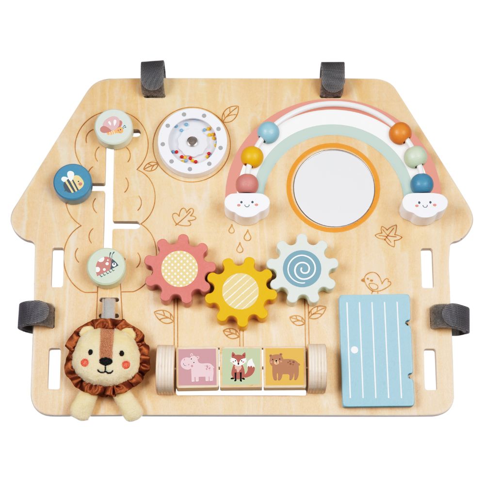 TookyToy - 2-in-1 Montessori Activity Busy Board