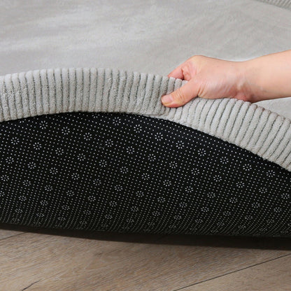 Hakuna Matte - CloudSoft Play Mat Carpet - Grey ?120 x 2.5 cm (round)