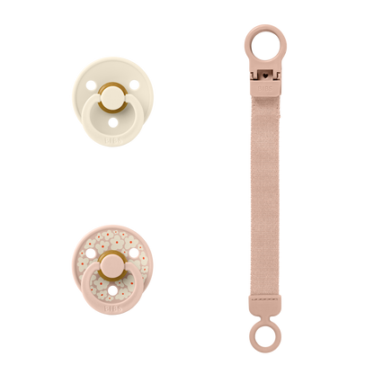 BIBS Colour Pacifier & Loop Clip Gift Set - Motherhood