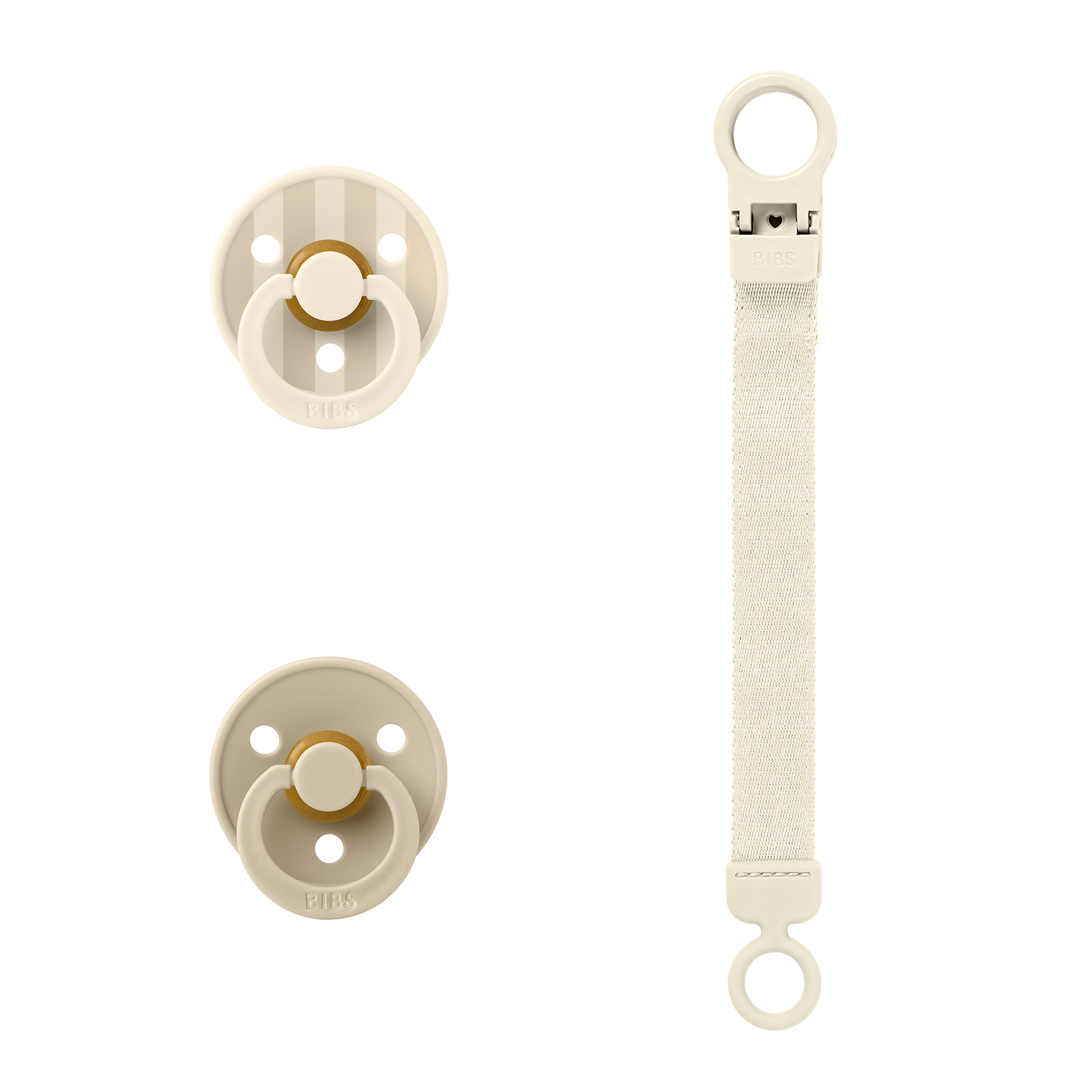 BIBS Colour Pacifier & Loop Clip Gift Set - Motherhood