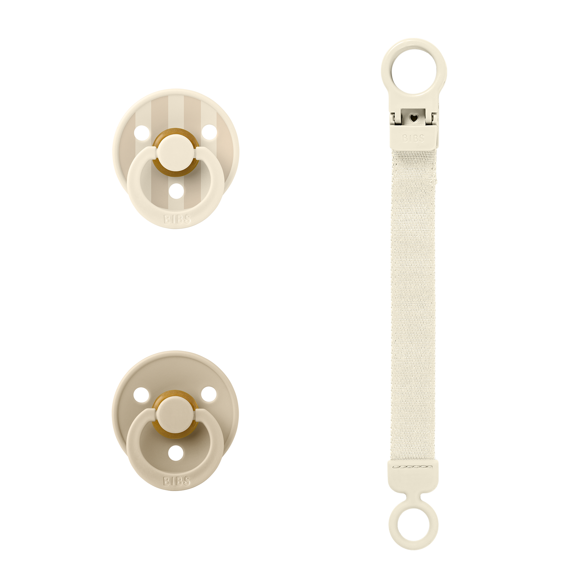 BIBS Colour Pacifier & Loop Clip Gift Set - Motherhood