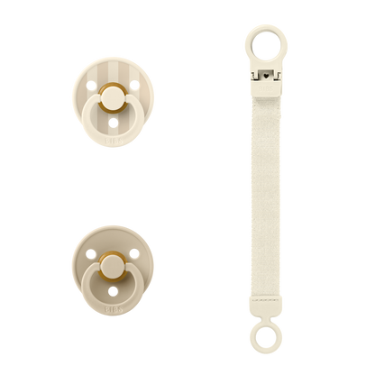 BIBS Colour Pacifier & Loop Clip Gift Set - Motherhood