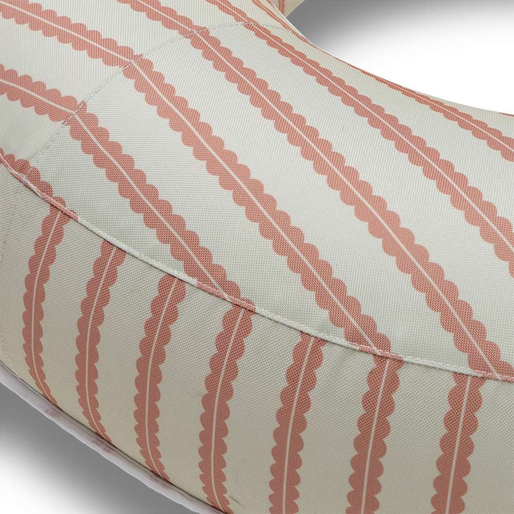Swim Essentials - Swim Ring with Luxe Fabric Cover - Saint Tropez 120cm