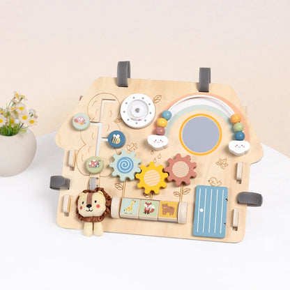TookyToy - 2-in-1 Montessori Activity Busy Board