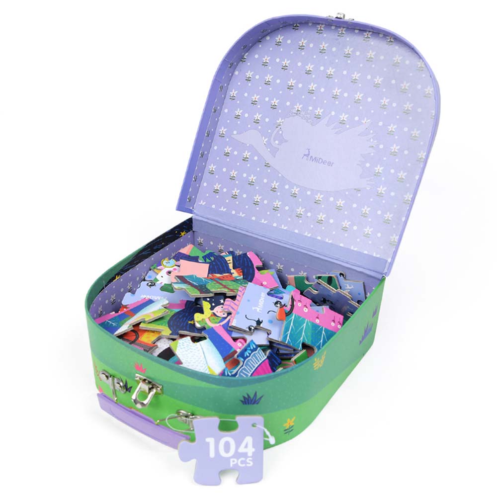 Mideer - Gift Box Jigsaw Puzzle for Kids - Sleeping Beauty - 104 Pieces