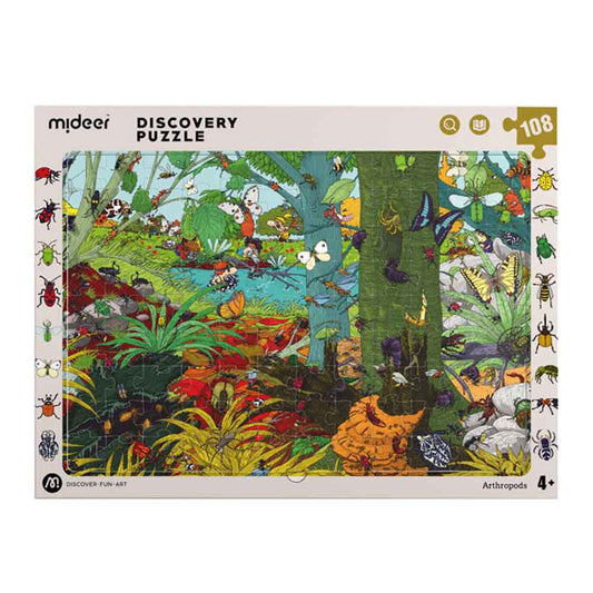 Mideer - Big Insects Small Insects Discovery Puzzle: 108 Pieces