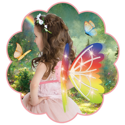 Cogo - Automatic Butterfly Wings with Light & Music - Magical Role-Play