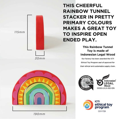 Le Toy Van - Rainbow Tunnel Toy