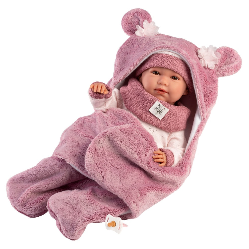 Llorens - Baby Girl Doll with Clothing & Sleeping-bag: Mimi - 42cm