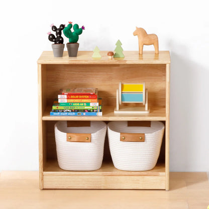TookyToy - Wooden Shelf and Toy Storage for Kids Room: Rubber wood 60x60cm