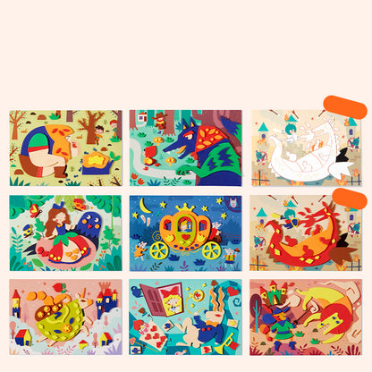 Mideer - My First Fairy Tale Sticker Activity Set for Kids