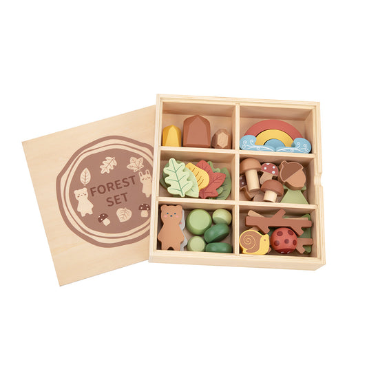 TookyToy - My Little Forest - Wooden Sorting Play Box - Motherhood