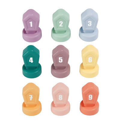 TopBright - Dino Twist Game - Color Number Matching Pattern Toy for Toddlers