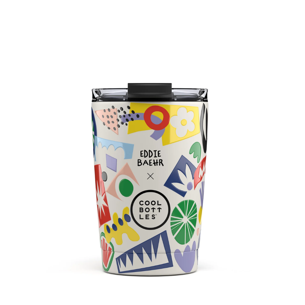 Cool Bottles - Triple-Insulated Travel Tumbler - Electric Garden 330ml
