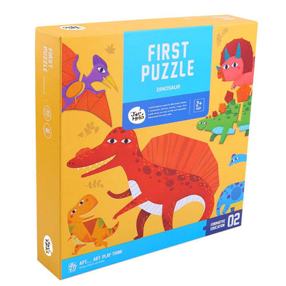 Jar Meló - My First Dinosaur Puzzle Set - 6 Chunky Puzzles 33 Pieces