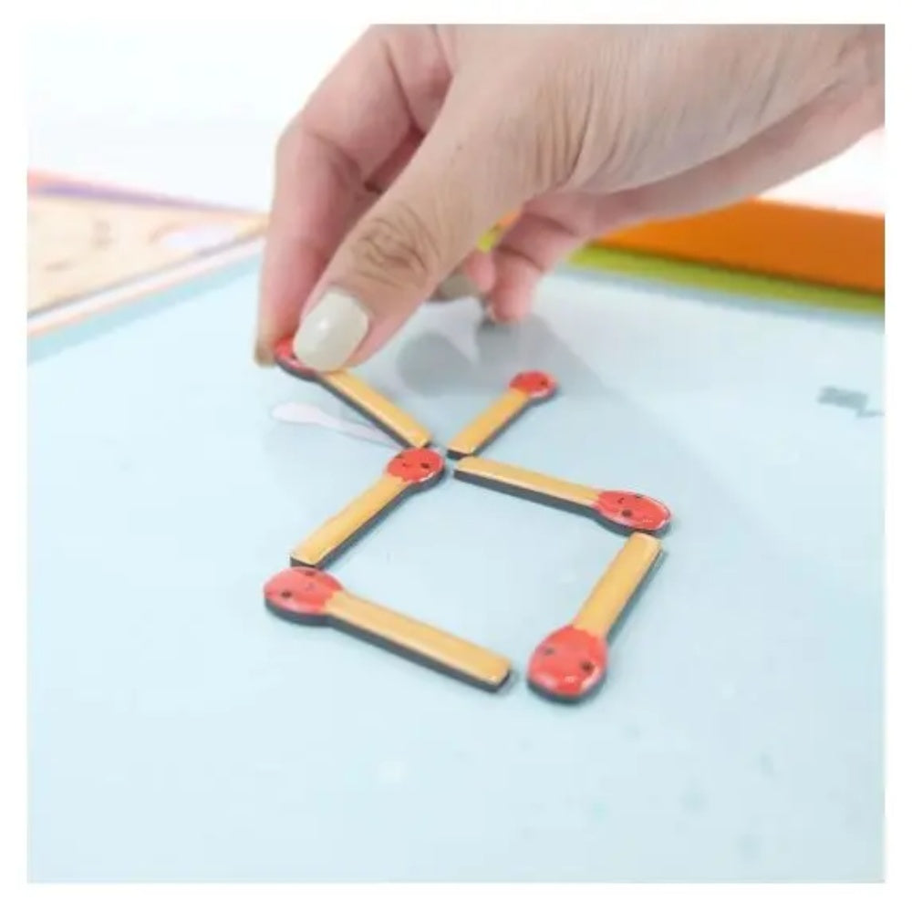 Jar Meló - Matchstick Challenge Game - Educational Magnetic Activity Box For Kids
