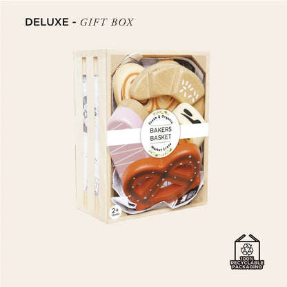 Le Toy Van - Wooden Bakery & Patisserie Food Crate - 7pcs