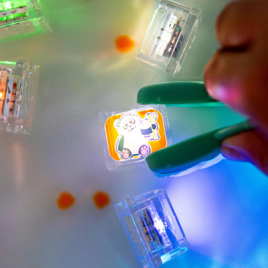 Glo Pals - Water Activated Light-Up Sensory Toys - Zoo (6 Pack)