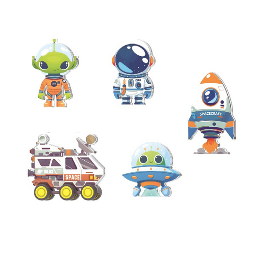 Magnetic Tiles - Space Adventure Set - 70 Pieces