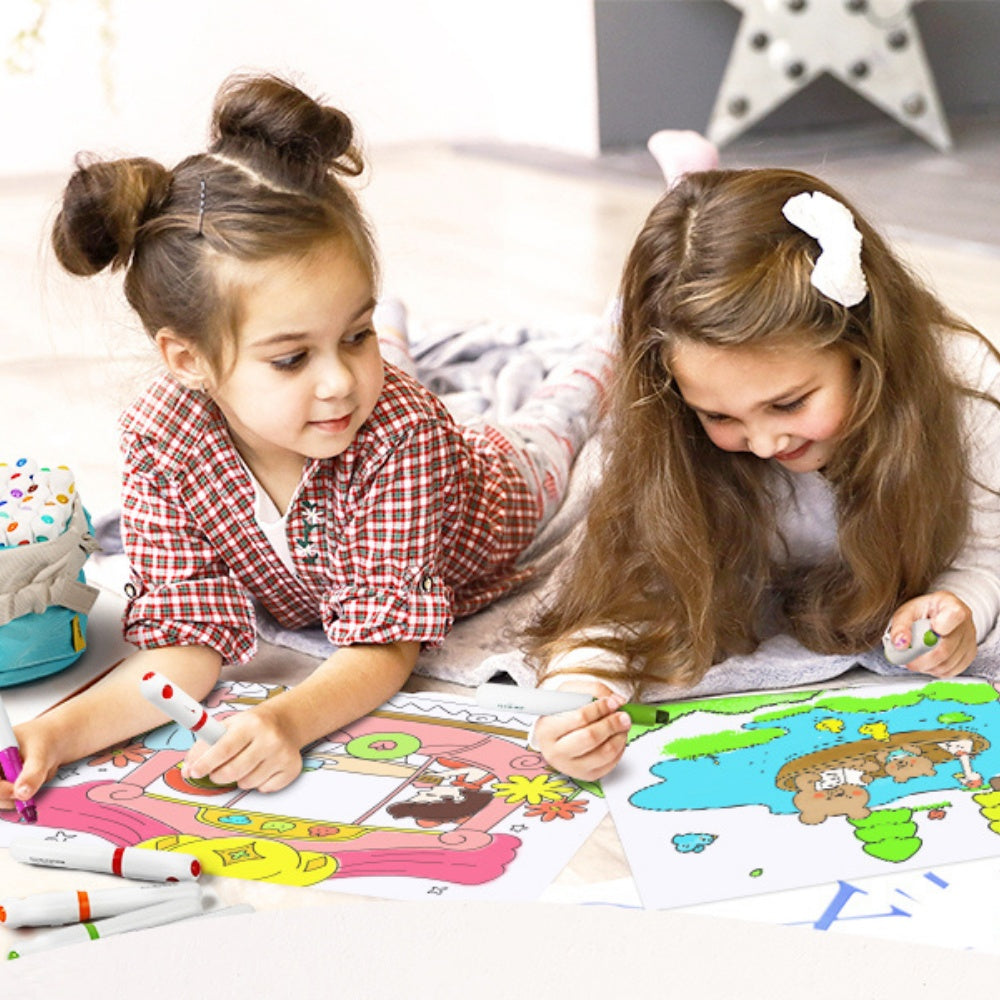 Jar Meló - Twistable Washable Silky Crayons in Carry Bag - 12 Colours