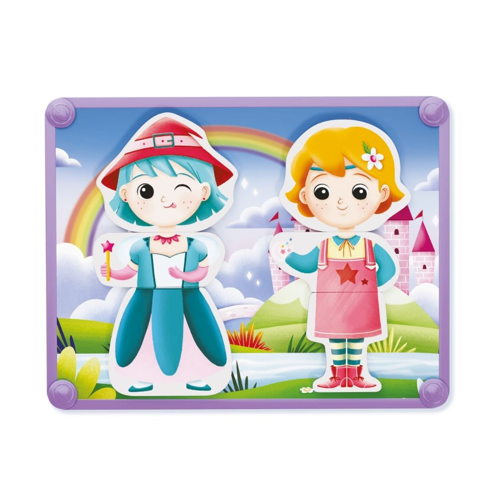 Quercetti - Magnetic Dress Up Activity Set: Fairy Tale