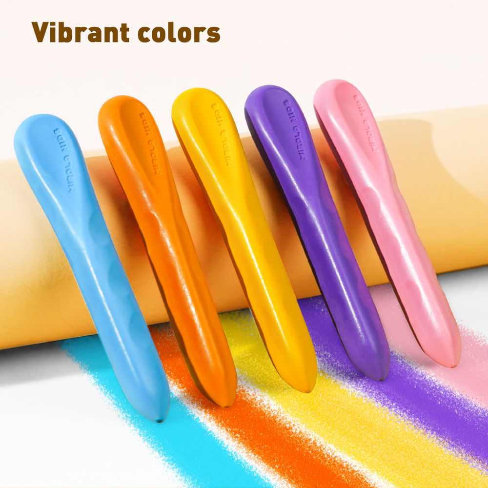 Jar Meló - Easy-Grip Beeswax Crayons - 12 Washable & Non-Toxic Colours