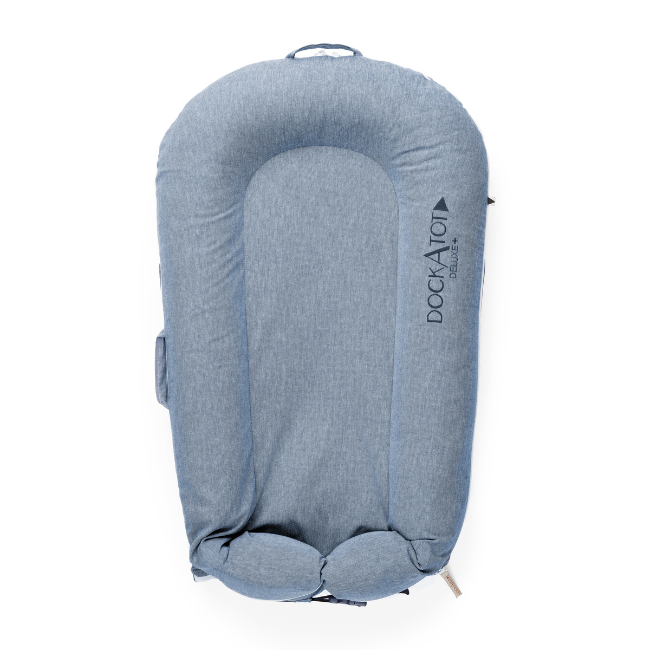 DockATot Deluxe+ Dock Indigo Chambray