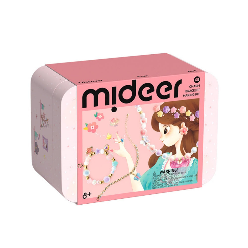 Mideer - Charm Bracelet Making Kit & Jewellery Box for Kids
