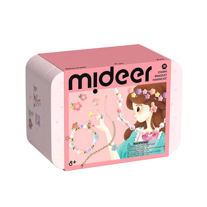 Mideer - Charm Bracelet Making Kit & Jewellery Box for Kids