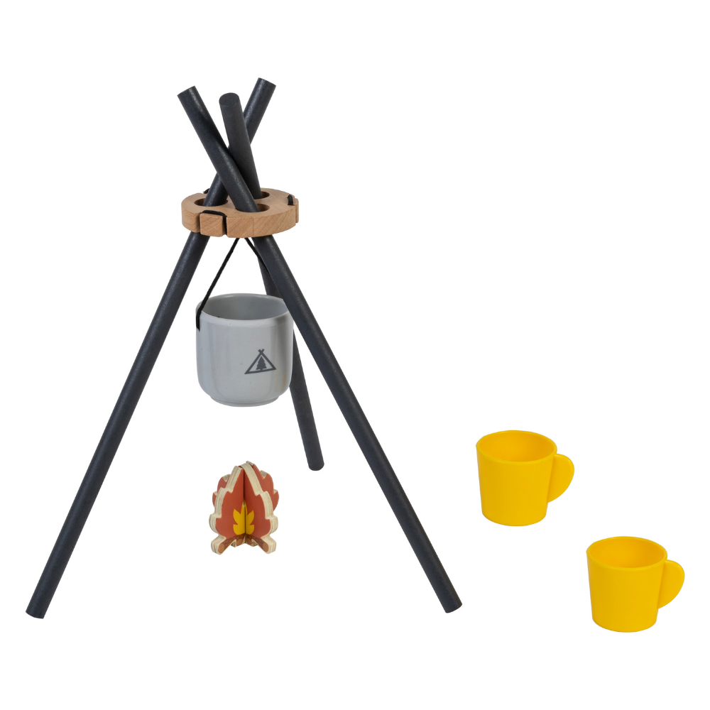 TookyToy - Pretend Play Cooking By The Campfire Toy Set